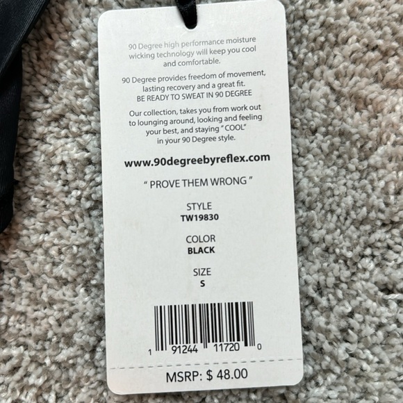 90 Degree by Reflex sexy cut out work out top - Picture 4 of 9